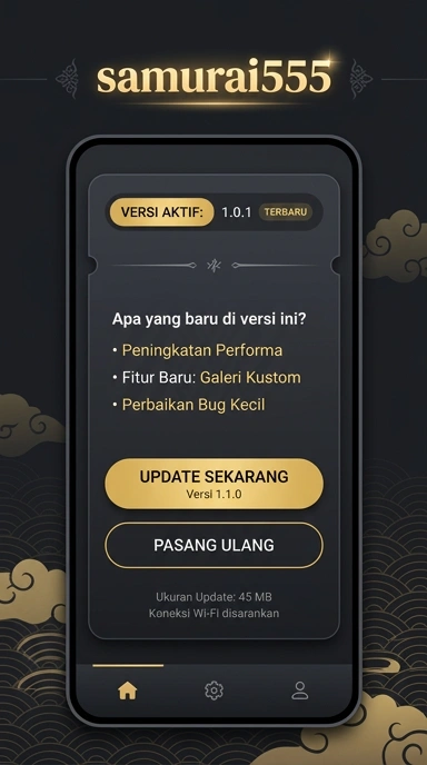 Tampilan riwayat versi samurai555